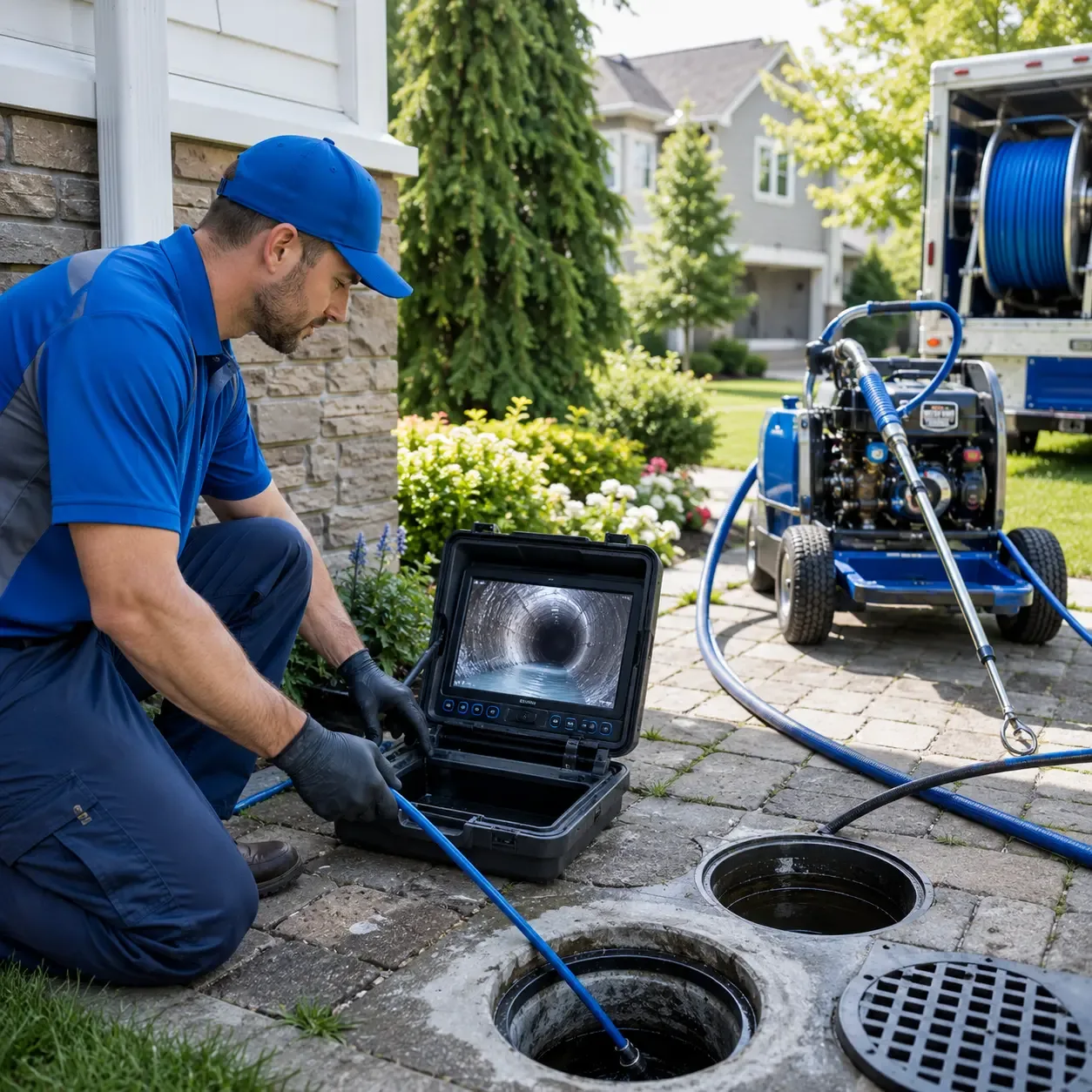 Outdoor drain cleaning professionals serving Sheldon, MO